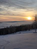 Sonnenaufgang bei der Franzlbauerhütte