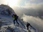 In unmittelbarer Nähe des Seeleiten Gipfels steigen wir aus und stehen am Beginn des riesigen Plateaus des Hochschwabgebirges