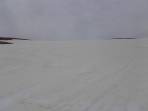 Gipfelhang, roter Schnee vom vielen Saharastaub