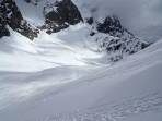 Tiefblick auf Marboden, Südwandhütte
