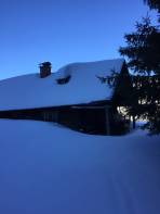 Blasbauerhütte im Winterkleid